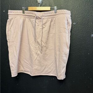 Nike Athletic Women's Lavender Cotton Skirt With Drawstring Size 2X